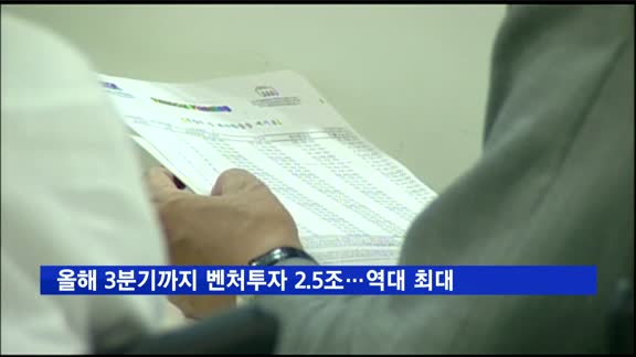올해 3분기까지 벤처투자 2.5조…역대 최대