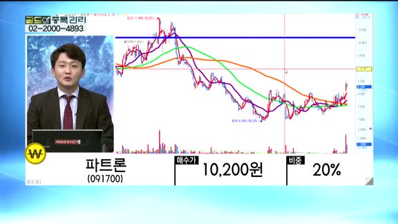 [골드의 종목관리] 성신양회(004980), 서울반도체(046890), 파트론(091700)