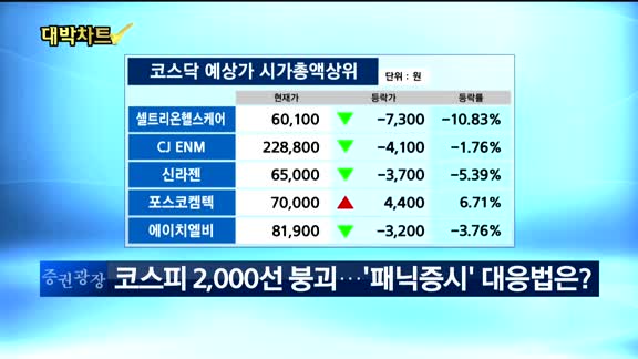[대박차트1부]오늘의 관심주