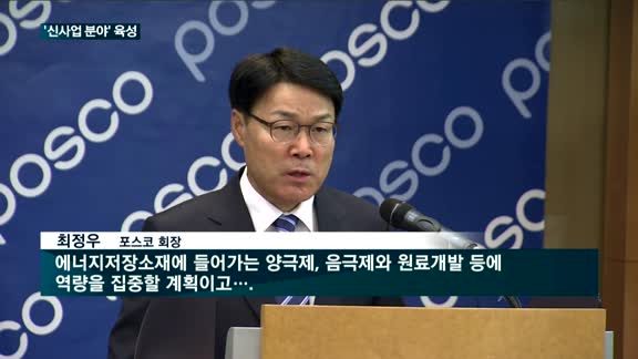'개혁 과제' 발표한 포스코 최정우 회장…'신사업 분야' 드라이브