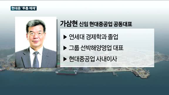 현대중 '투톱 체제' 전환…"재도약 위한 새출발"