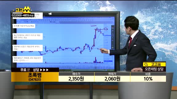 [종목상담]초록뱀(047820)