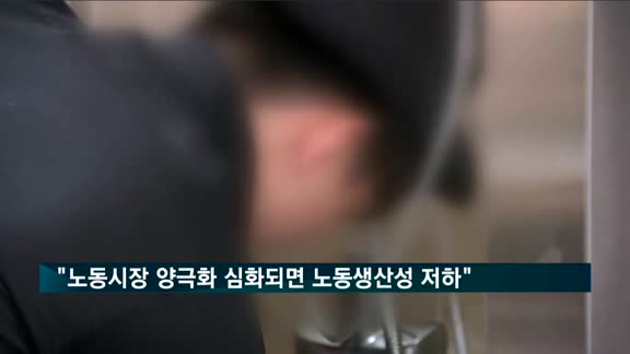 "노동시장 양극화 심화되면 노동생산성 저하"