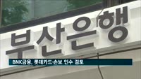 BNK금융, 롯데카드·손보 인수 검토