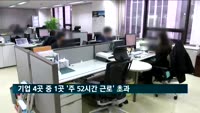 기업 4곳 중 1곳 '주 52시간 근로' 여전히 초과