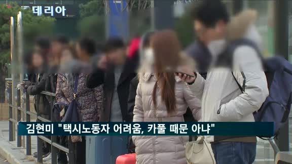 김현미 "택시노동자 어려움, 카풀 때문 아냐"