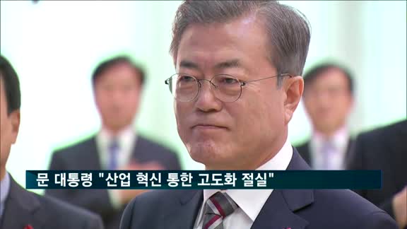 문 대통령 "산업 혁신 통한 고도화 대단히 절실"