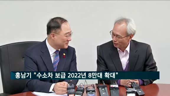 홍남기 "수소차 보급 2022년 8만대 확대"