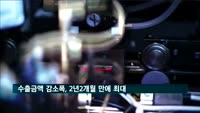 수출금액 감소폭, 2년2개월 만에 최대