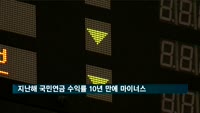 국민연금 기금운용 수익률 -0.92%…10년 만에 마이너스