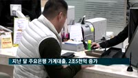 지난 달 주요은행 가계대출, 2조5천억 증가