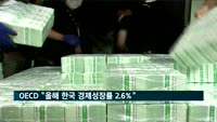 OECD "올해 한국 경제성장률 2.6%" 하향