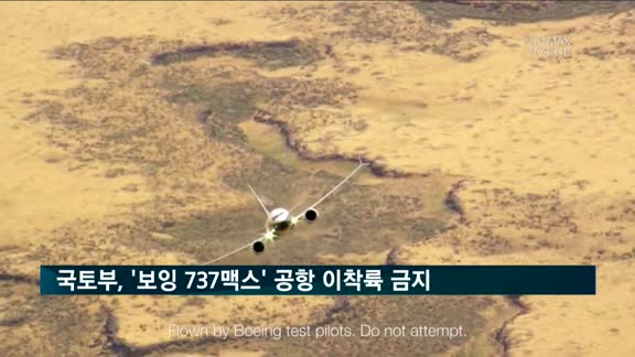 국토부, '보잉 737 맥스' 국내 공항 이착륙 금지