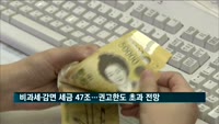 비과세·감면 세금 47조…권고한도 초과 전망