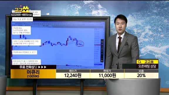 [종목상담]머큐리(100590)