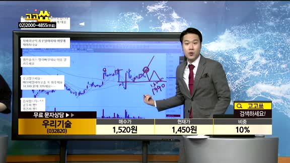 [종목상담]우리기술(032820)