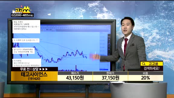 [종목상담]테고사이언스(191420)