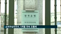 소비자심리지수, 5개월 연속 오름세