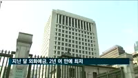 지난 달 외화예금, 2년 여 만에 최저