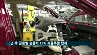 5년 후 글로벌 승용차 12%에 자율주행통신 적용