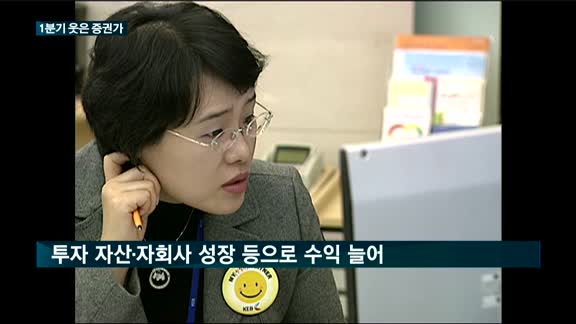 한국투자, 1분기 순익 '대박'…키움증권도 약진