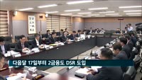 다음달 17일부터 2금융도 DSR 도입