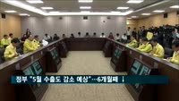 정부 "5월 수출도 감소 예상…4월 경상수지 소폭 적자 가능성"