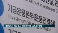 국민연금, 해외투자 비중 5년 내 32%→50% 확대