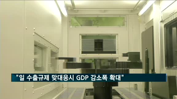 한국경제연구원 "일 수출규제 맞대응시 GDP 감소폭 확대"