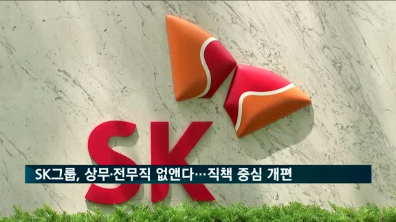 SK그룹, 상무·전무직 없앤다…직책 중심 개편