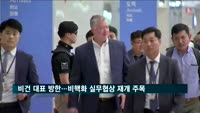 비건 대표, 오늘 방한…비핵화 실무협상 재개 주목