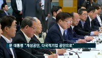 문 대통령 "개성공단 재개되면 다국적기업 공단으로"