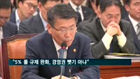 은성수 금융위원장 "5% 룰 규제 완화, 정부 입김 세지는 것 아냐"