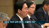 성윤모 장관 "RCEP, 교역 다변화로 기업 수출환경 개선"