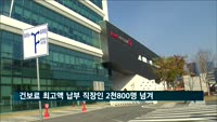 건보료 최고액 납부하는 고소득 직장인 2천800명 넘어서