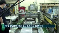 10월 산업활동 지표 '생산·투자·소비' 나란히 감소
