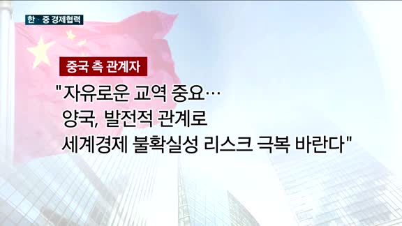 한·중 고위급 기업인 대화 개최…"RCEP 타결지지"