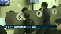 내년 건강보험료율 3.2% 인상…직장인 월평균 3천653원↑