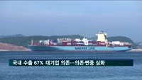 국내 수출 67% 대기업 의존…의존·편중 심화
