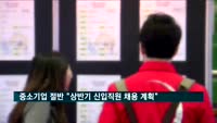 중소기업 절반 "올 상반기 신입직원 채용 계획"