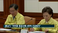 홍남기 경제부총리 "코로나19 관련 저비용 항공사에 최대 3천억 원 지원"