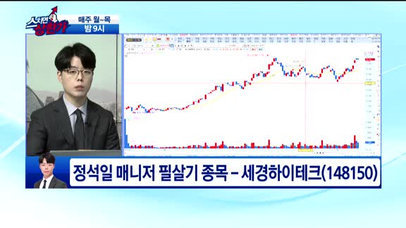 [필살기 종목] 세경하이테크(148150)