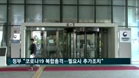 정부 "코로나19, 실물·금융 복합충격…필요시 추가조치"