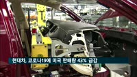 현대차, 코로나19 여파로 미국 판매량 43% 급감