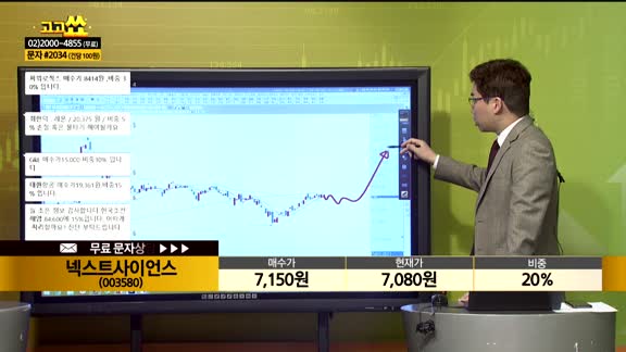 [종목상담] 넥스트사이언스(003580)