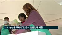 KT '농산물 꾸러미'로 급식 납품업체 지원