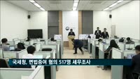 국세청, 편법증여 혐의 517명 세무조사