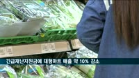 긴급재난지원금 지급에 대형마트 매출 약 10% 감소