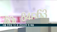 서울 아파트 전셋값 1년 새 2천400만 원 폭등