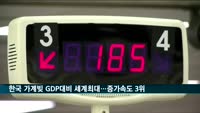 한국 가계 빚 GDP 대비 세계 최대…증가 속도 3위